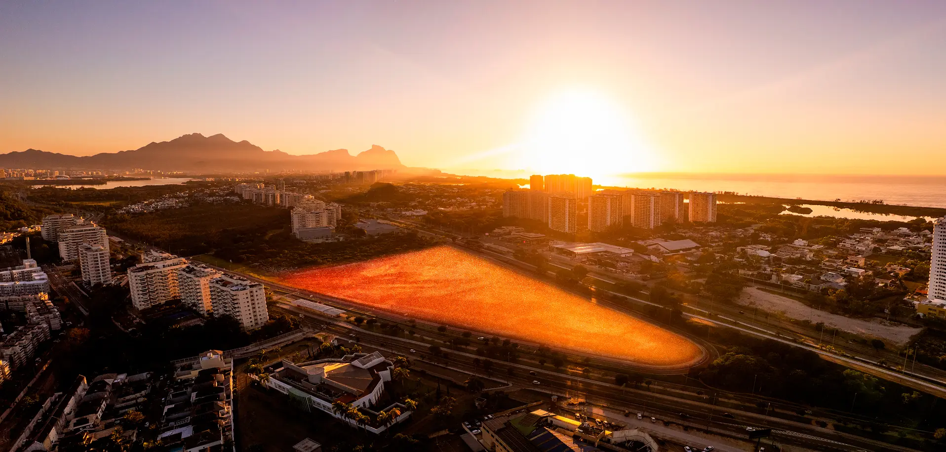 Vista aérea Barra da Tijuca